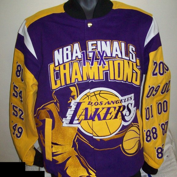 LOS ANGELES LAKERS 17TIME NBA FINALS WORLD CHAMPIONSHIP ULTIMATE JACKET